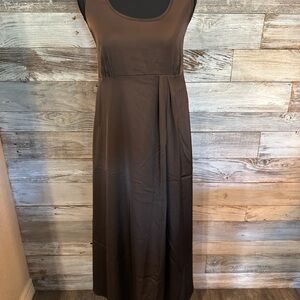 NWT Rachel Zoe Chocolate Brown Silky Maxi Dress